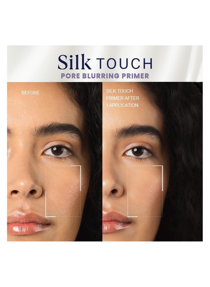 FLiCKA Silk Touch 3 in 1 Moisturizer and Primer for Face | Hydrating, Lightweight, Long-Lasting | Pore Minimizer | Dermatologically Tested | All Skin Types | Makeup Base | 60g | Cruelty-Free - Image 2